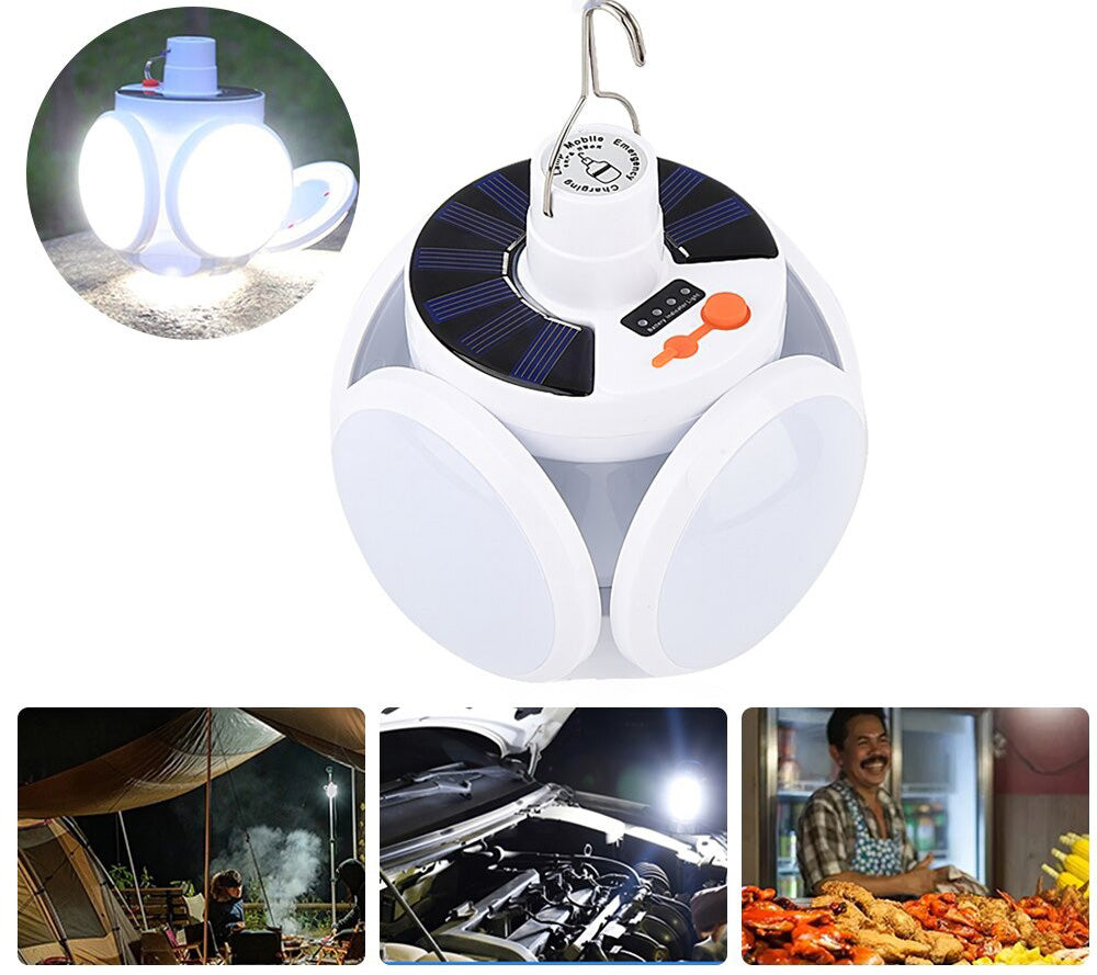 SolarGlow - Lanterne Solaire Portable d'Extérieur