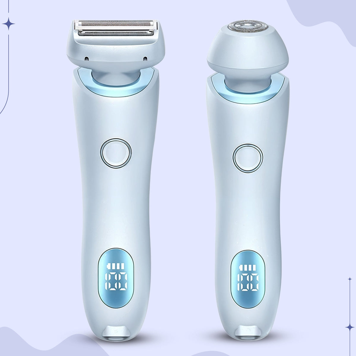Rasoir électrique portable, usage sec et humide
