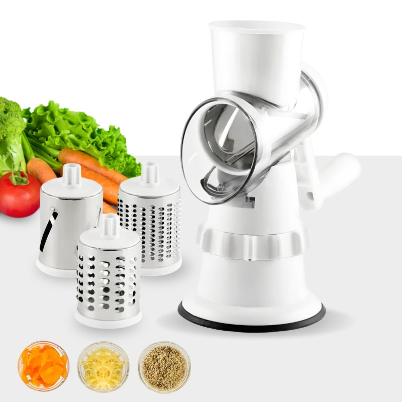 VeggieMaster Slicer - Mandoline Manuelle 3 Lames