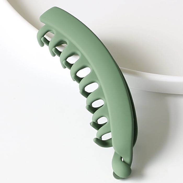 Matte PC Resin Banana Hair Clip