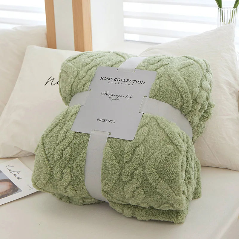 CozyLuxe - Couverture de Luxe en Laine d'Agneau