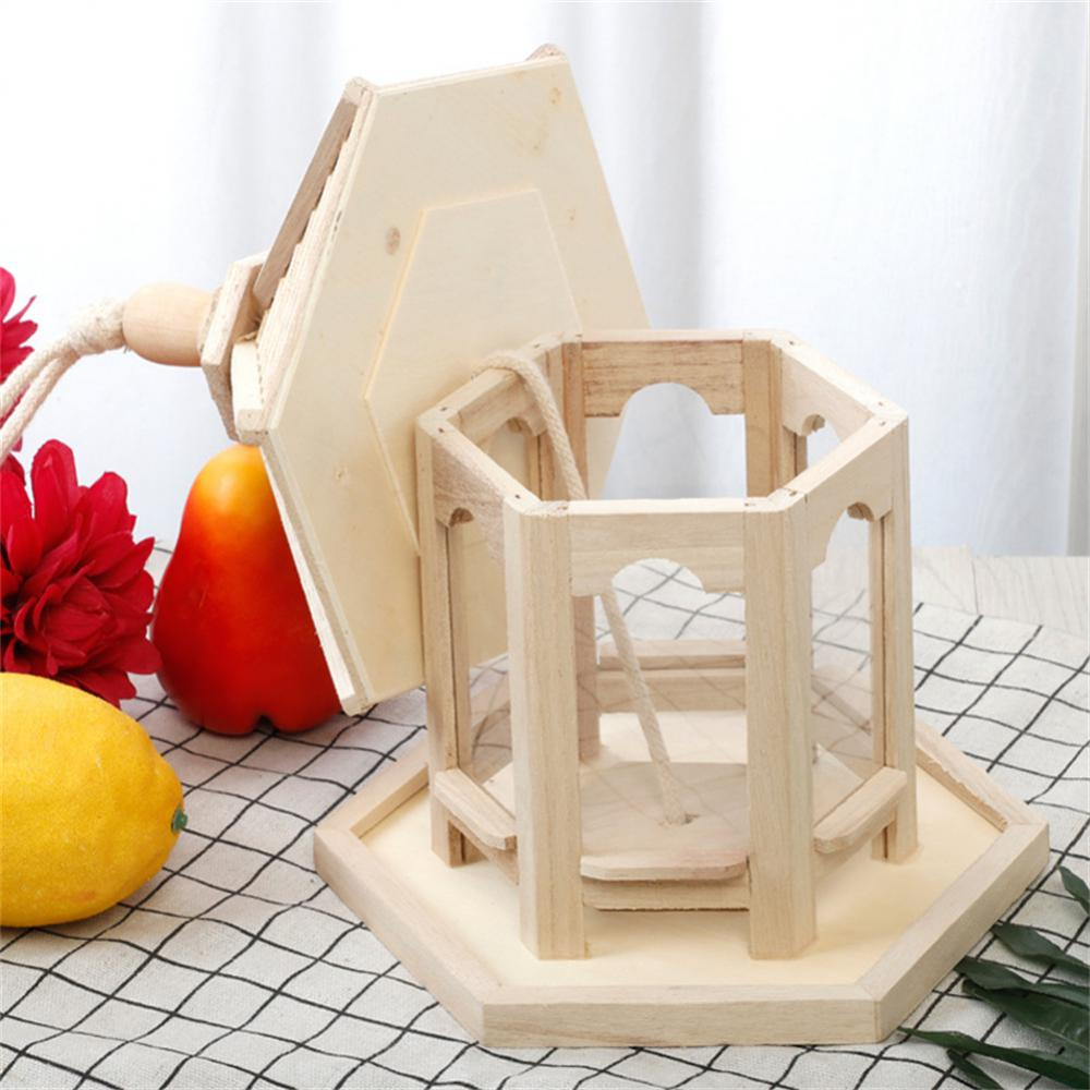 Mangeoire à Oiseaux en Bois et Verre