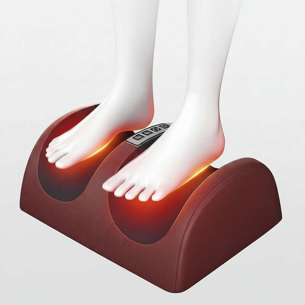 Soothestep - Luxury Shiatsu foot massager with heat function | 12 3D massage balls & timer