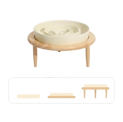 Ceramic Slow Feeder Bowl for Dogs and Cats