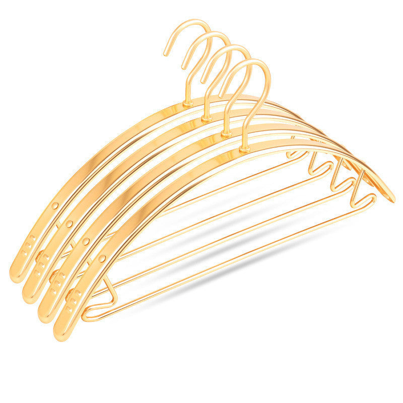 Arched Aluminium Clothes Hangers, Set of 5 or 10