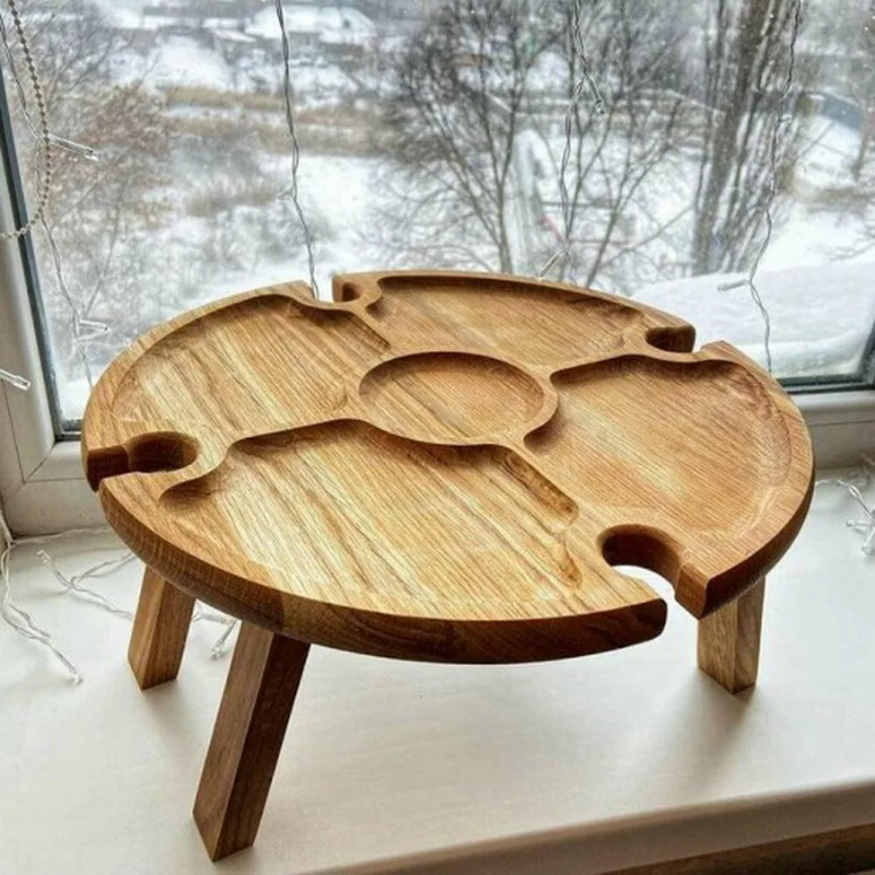 WineNest - Table de Pique-Nique Pliante à Vin