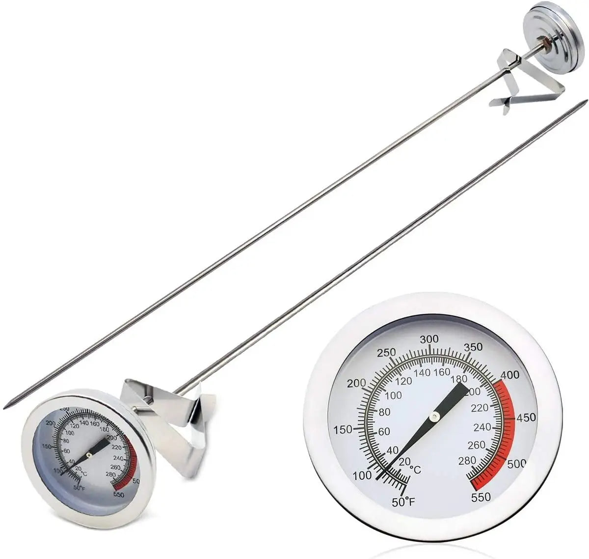 Stainless Steel Deep Fry Thermometer Long Probe