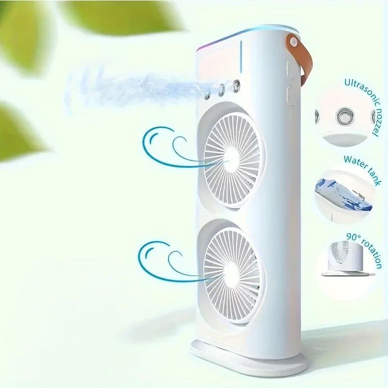 Mini climatiseur portable double jet – Maison Elmora
