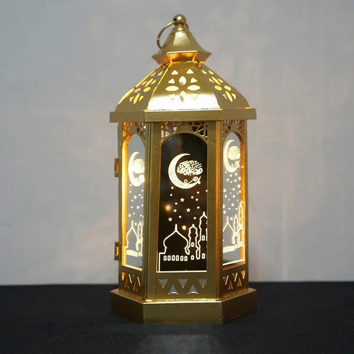 NoorLantern - Lanterne d'Ambiance en Fer Forgé