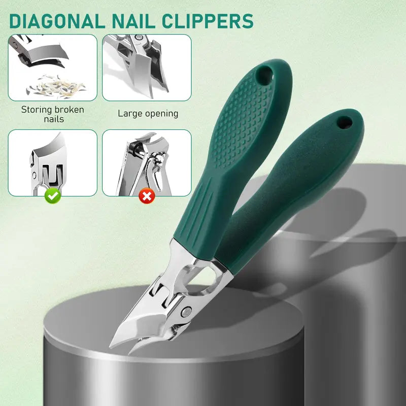 Beveled Eagle Beak Nail Clippers, Set of 2