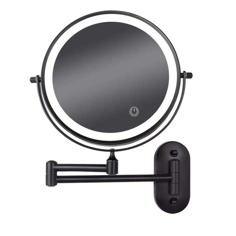 Rechargeable LED Wall-Mounted Magnifying Mirror