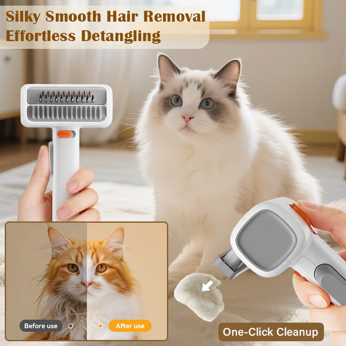 2-in-1 Grooming Comb for Dogs and Cats