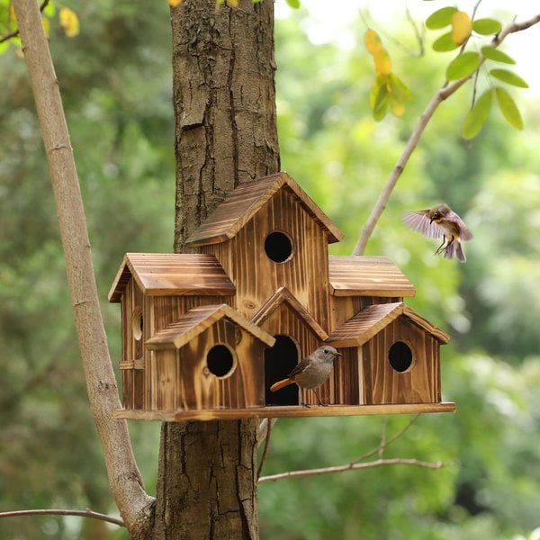 NatureNest - Nichoir en Bois Fait Main