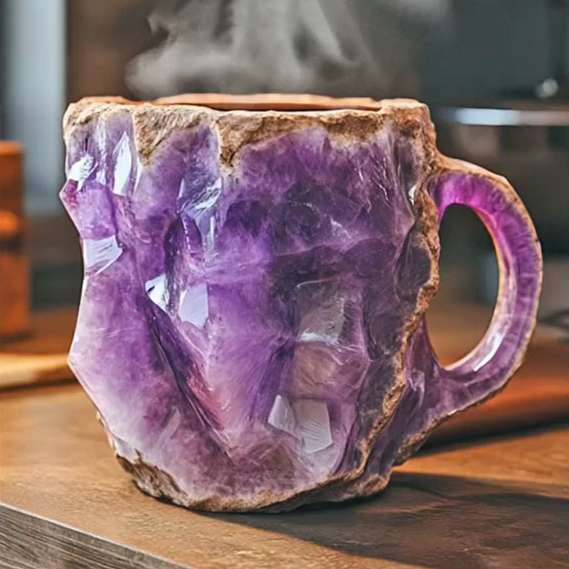 CrystalBrew - Mug à Café en Cristal Minéral