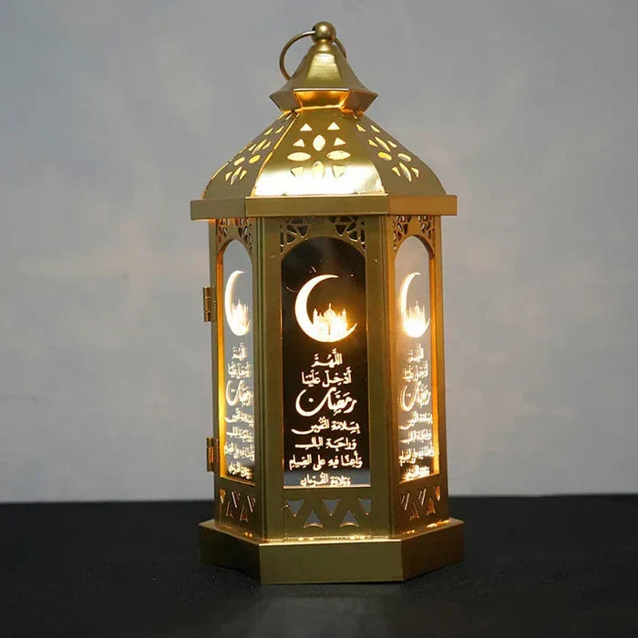 NoorLantern - Lanterne d'Ambiance en Fer Forgé