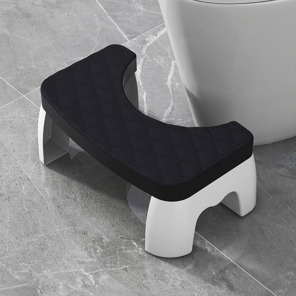 Tabouret de toilette compact antiderapant