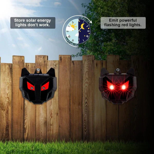 Répulsif Solaire Animaux Nocturnes - Lot de 2