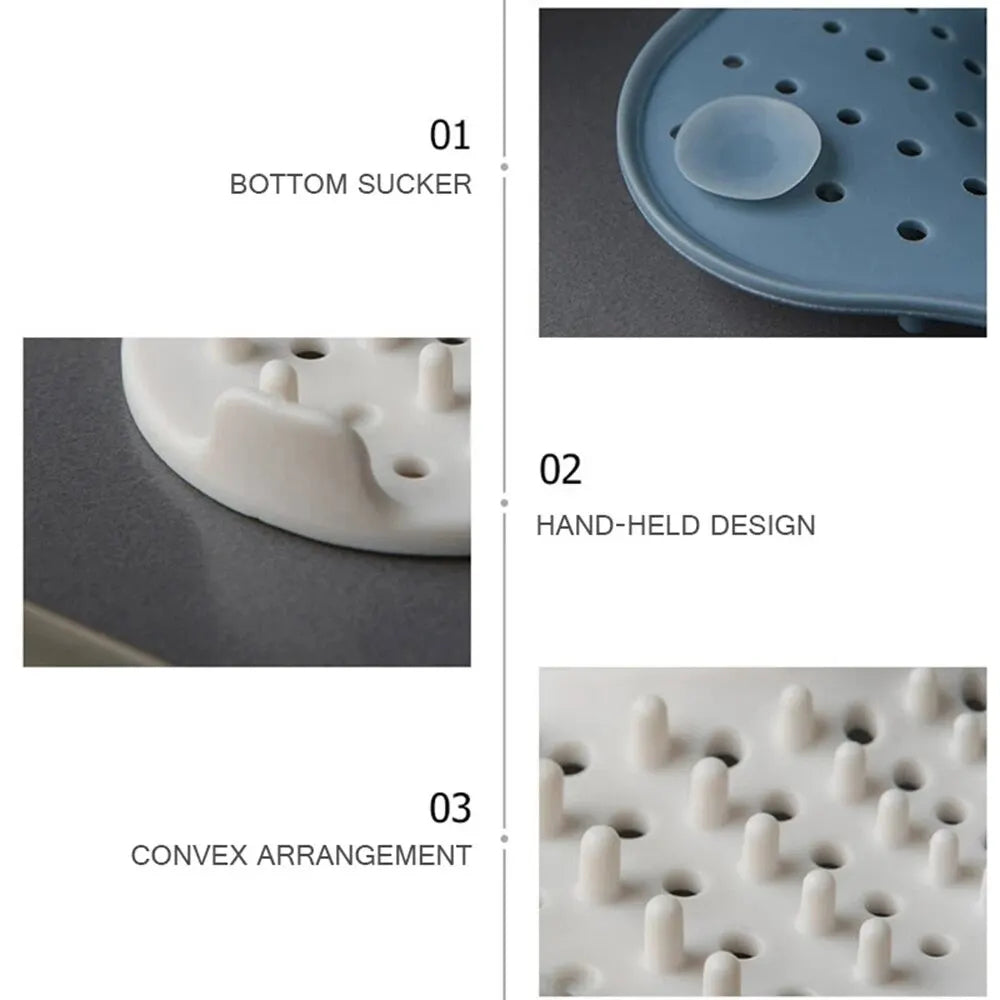 Filtre anti-bouchon spirale pour douche