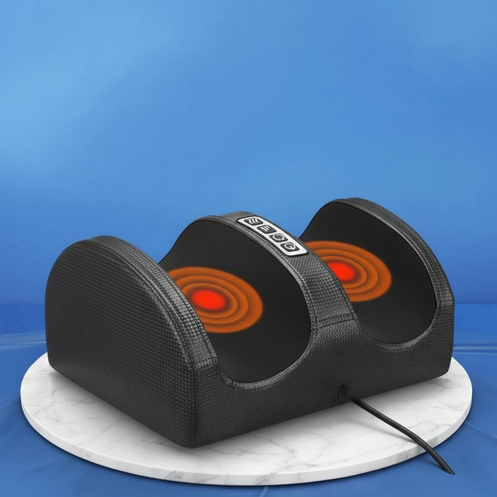 Soothestep - Luxury Shiatsu foot massager with heat function | 12 3D massage balls & timer