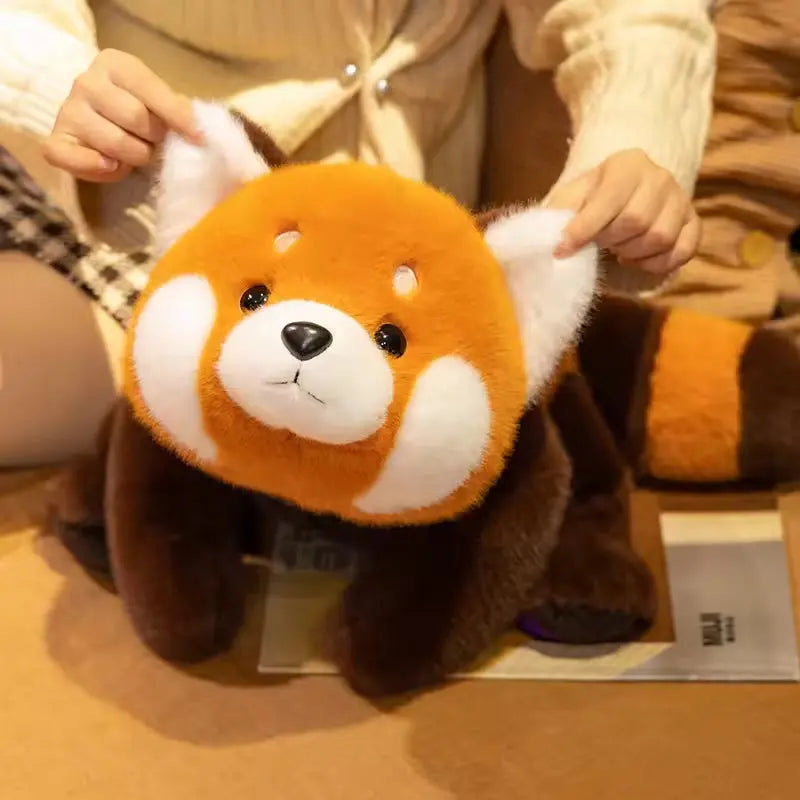 Peluche animal à fourrure douce, 40 ou 50 cm