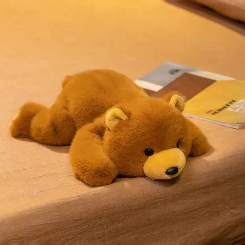 Peluche animal à fourrure douce, 40 ou 50 cm