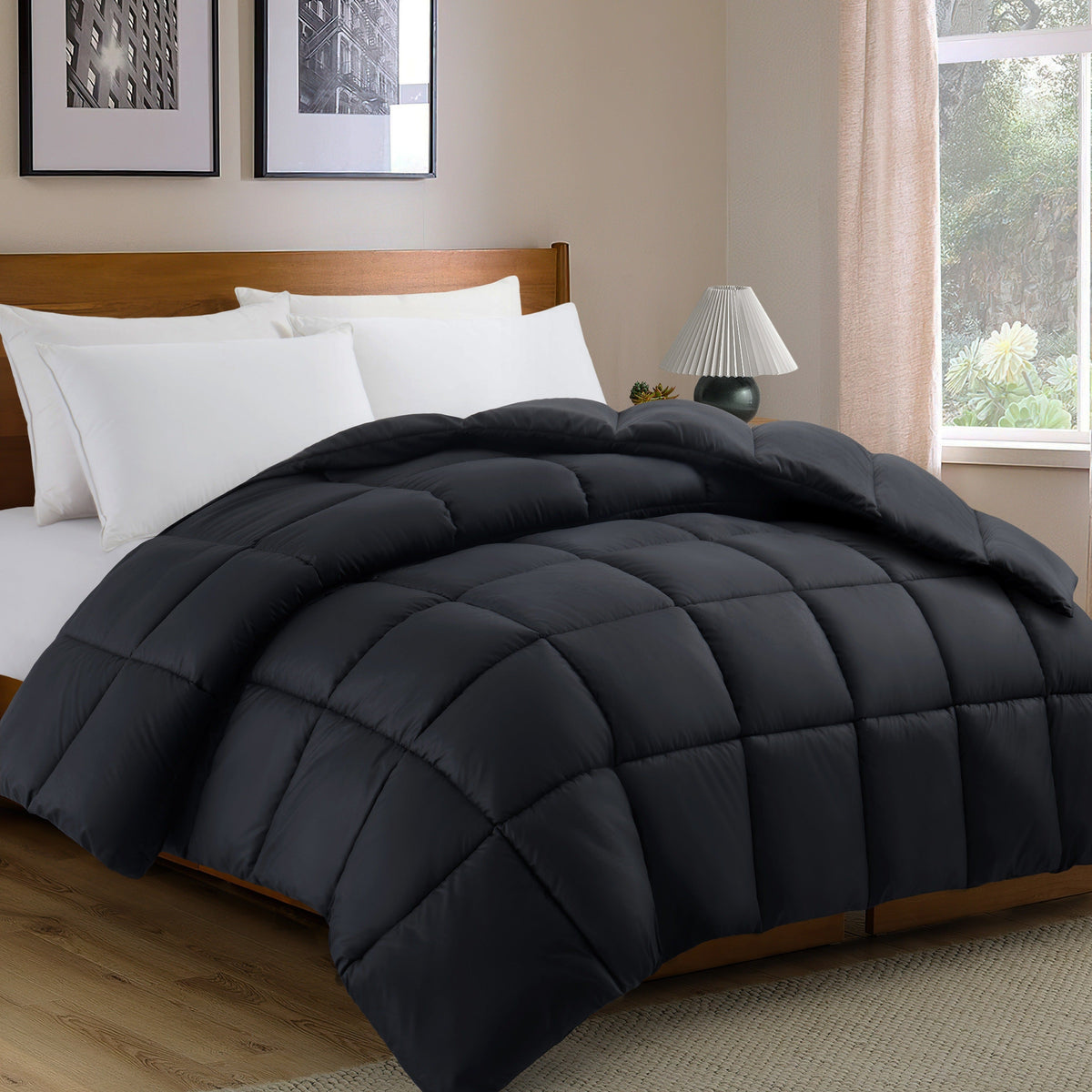 Couette Réversible en Microfibre Toutes Saisons
