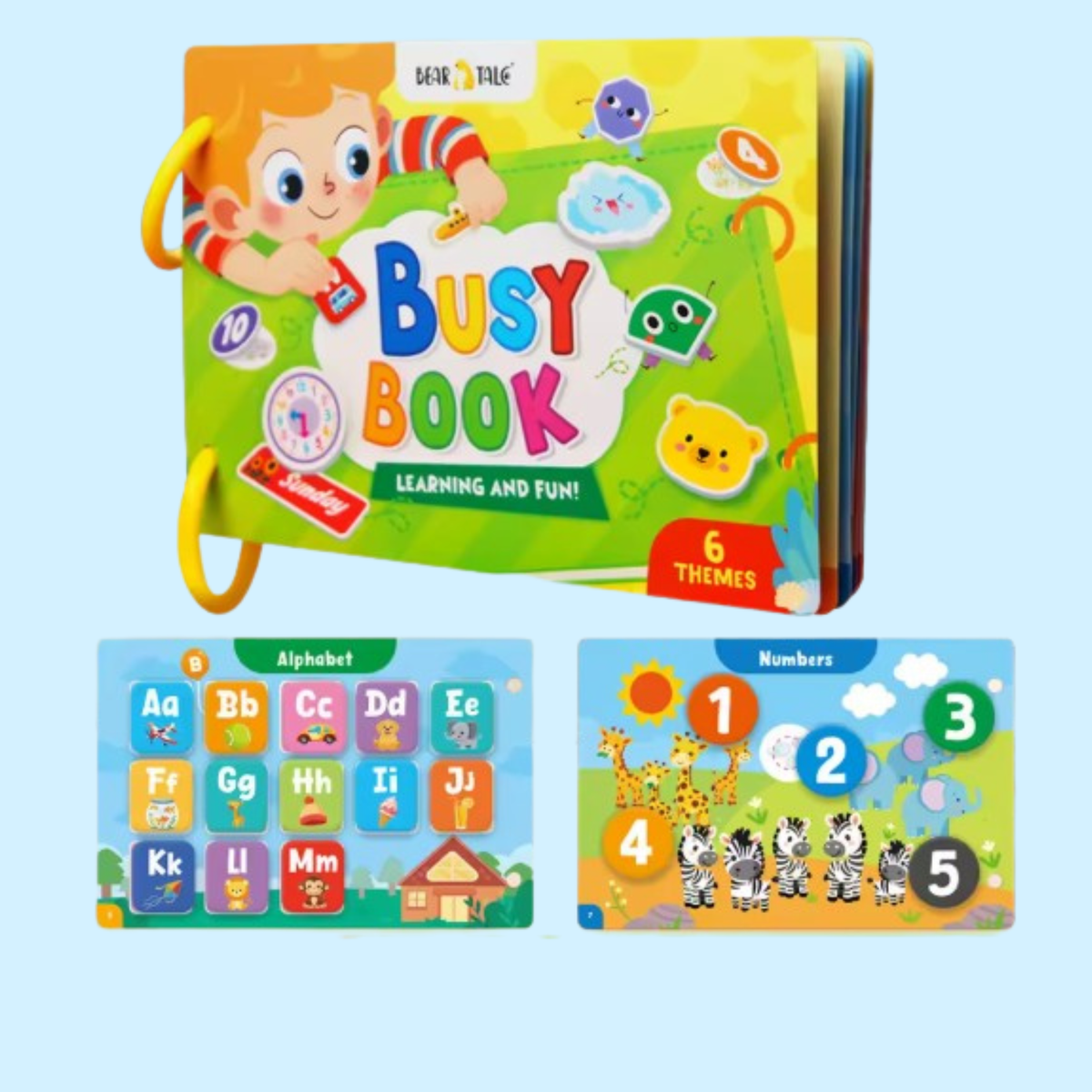 Livre d'activités Montessori pour tout-petit