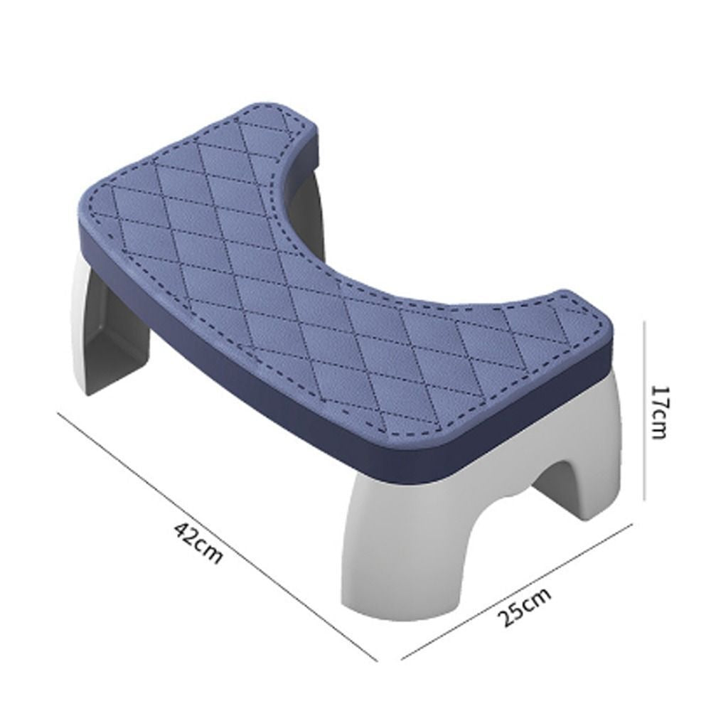 Tabouret de toilette compact antiderapant