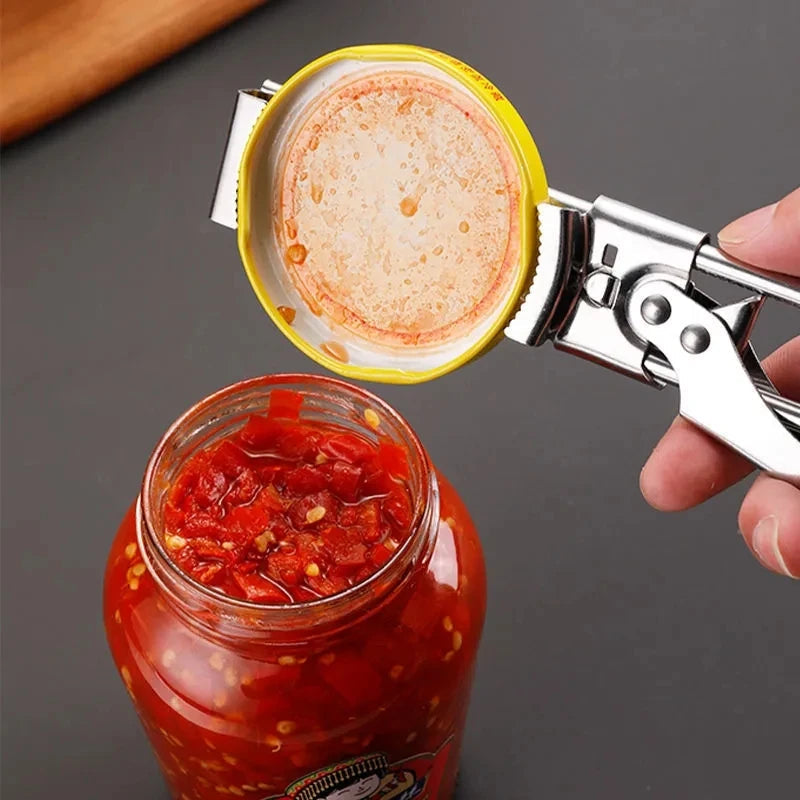 Stainless Steel Multi-Function Jar Opener