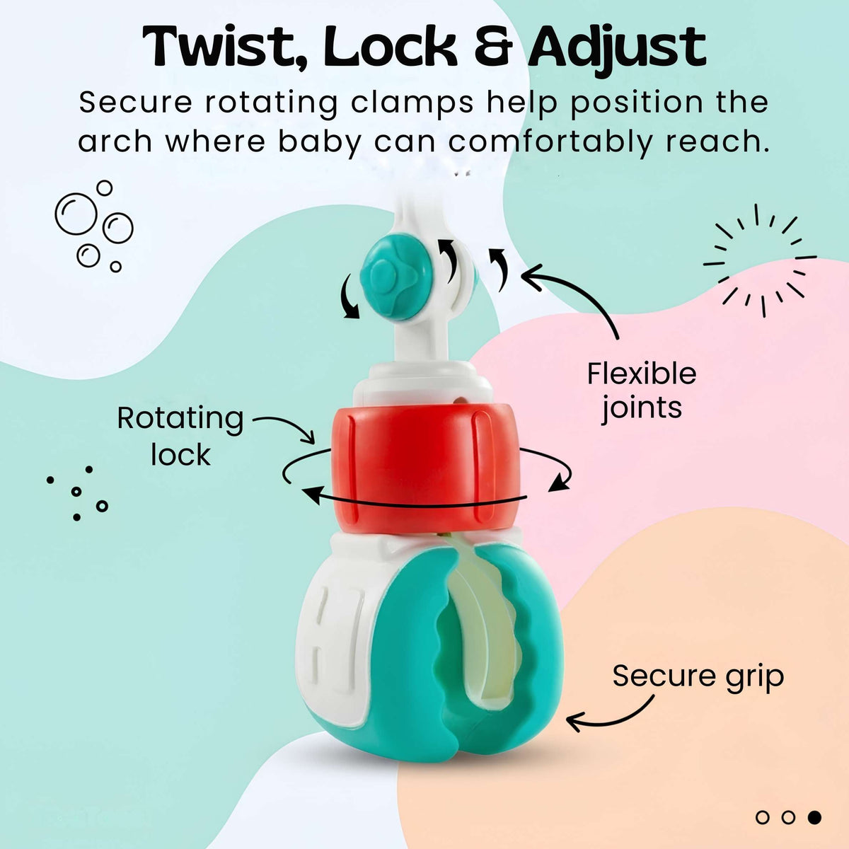 Travel Activity Arch for Pram and Car Seat