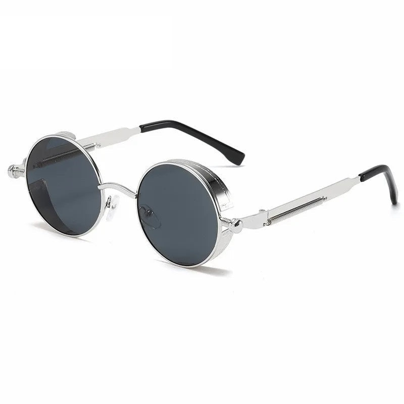 Kevin Shades - Lunettes de Soleil Rondes Vintage
