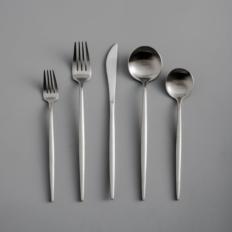 Ménagère Minimaliste 20 Pièces en Inox