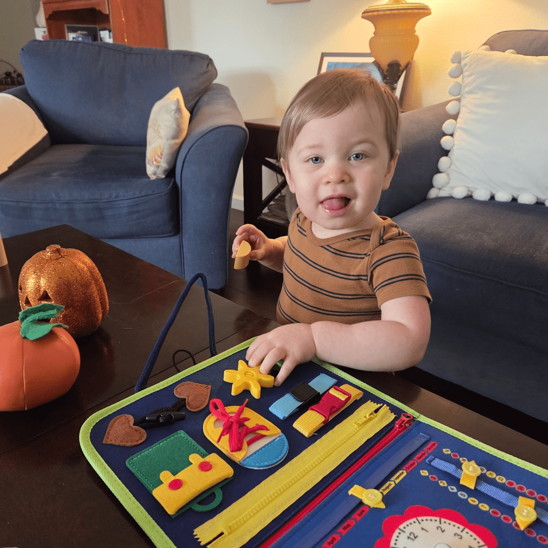 Tableau d'activités Montessori pour tout-petit