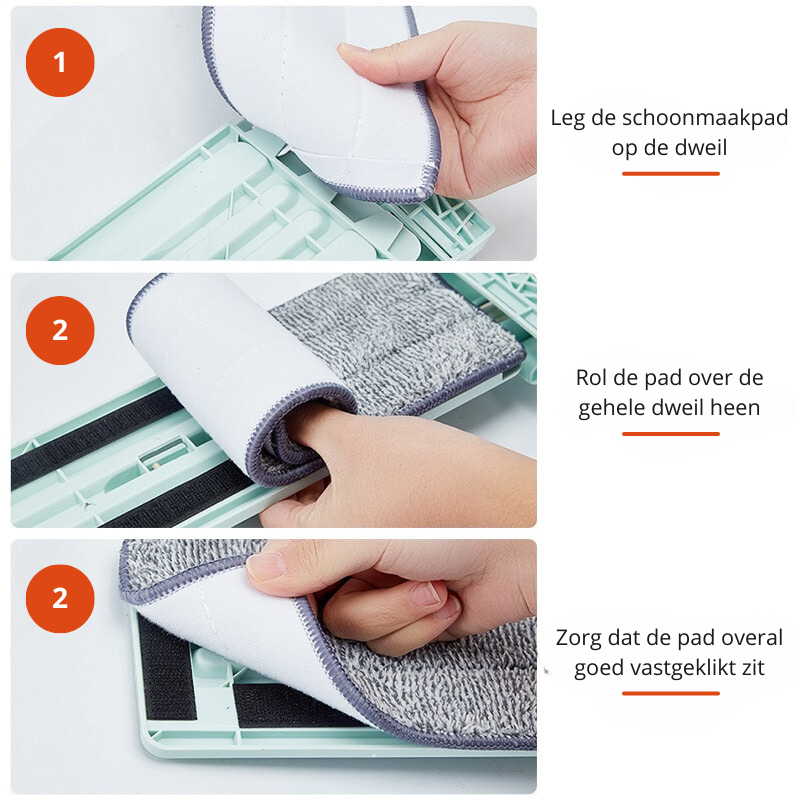 EasyMop - Balai Lave-Sol avec Essorage Intégré