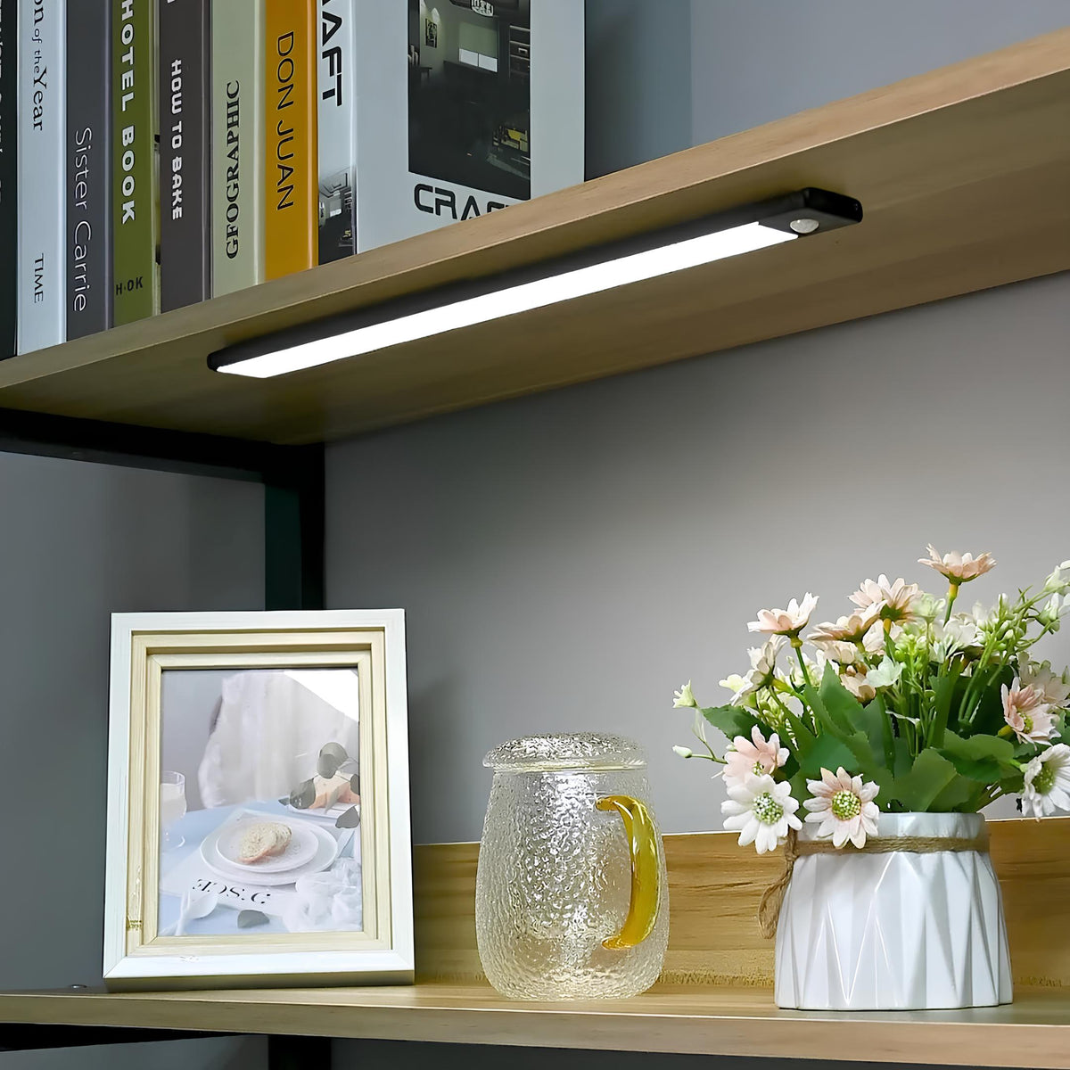 Lampe LED sans fil à détecteur, 3 teintes, 20 à 40 cm