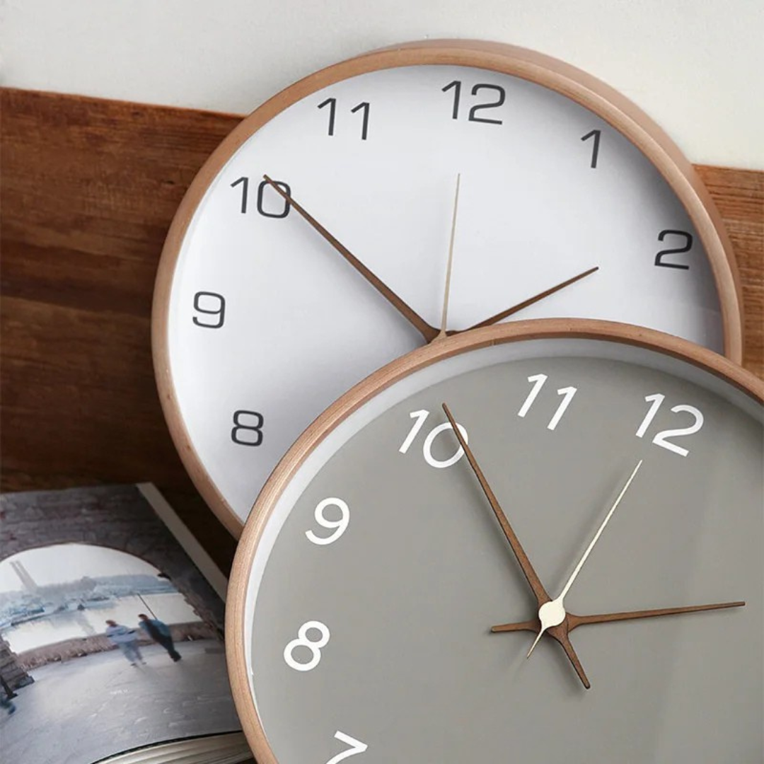 Silent Minimalist Wall Clock, 25, 30 or 35 cm