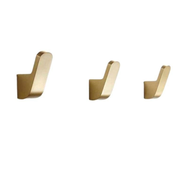 Gold Brass Wall Hook, Modern Design