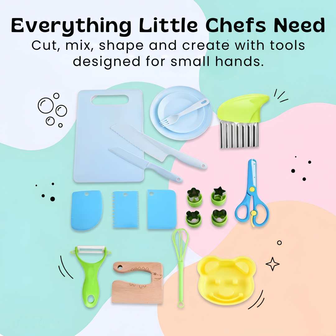 Montessori-Style Kitchen Prep Set for Kids