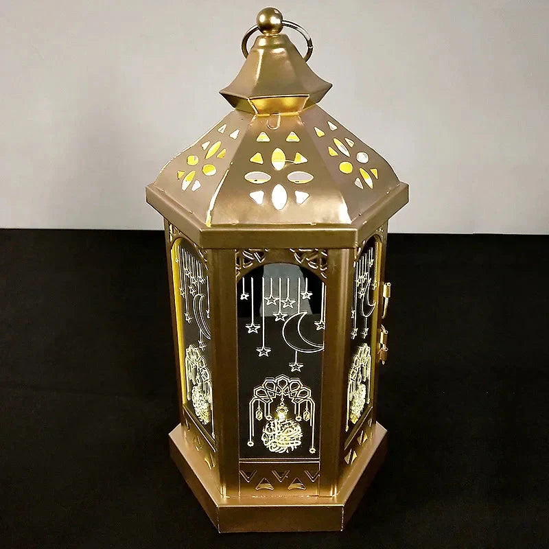 NoorLantern - Lanterne d'Ambiance en Fer Forgé