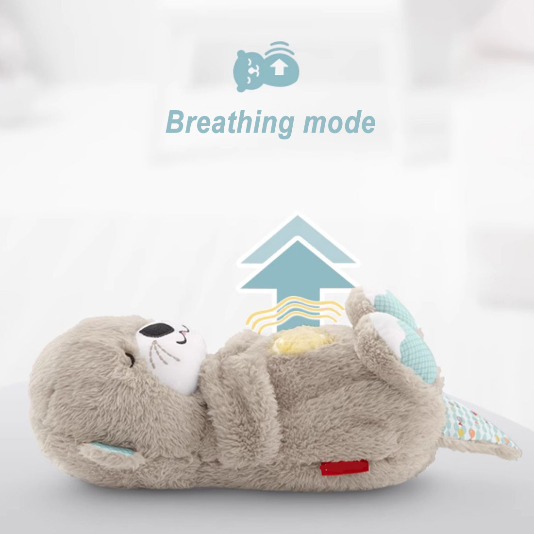 Peluche qui respire avec battements de cœur