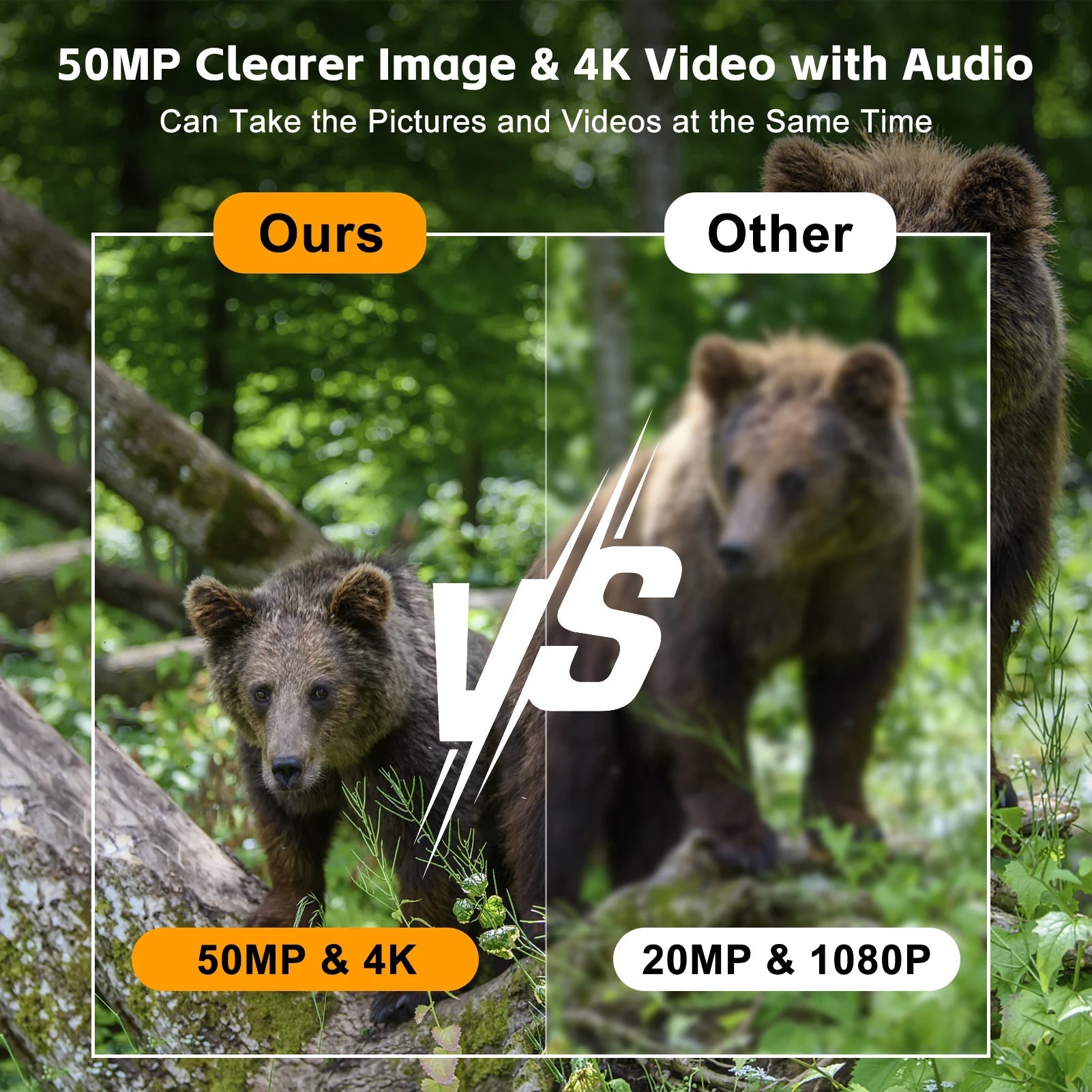 Caméra de Chasse Solaire à Vision Nocturne