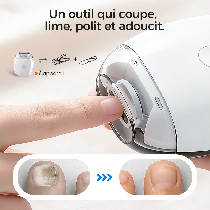 Lime à ongles électrique rechargeable, 3 vitesses