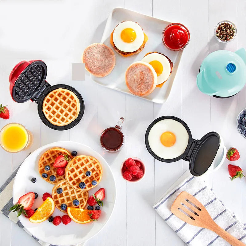 WaffleMaster Mini - Gaufrier Compact 650 W