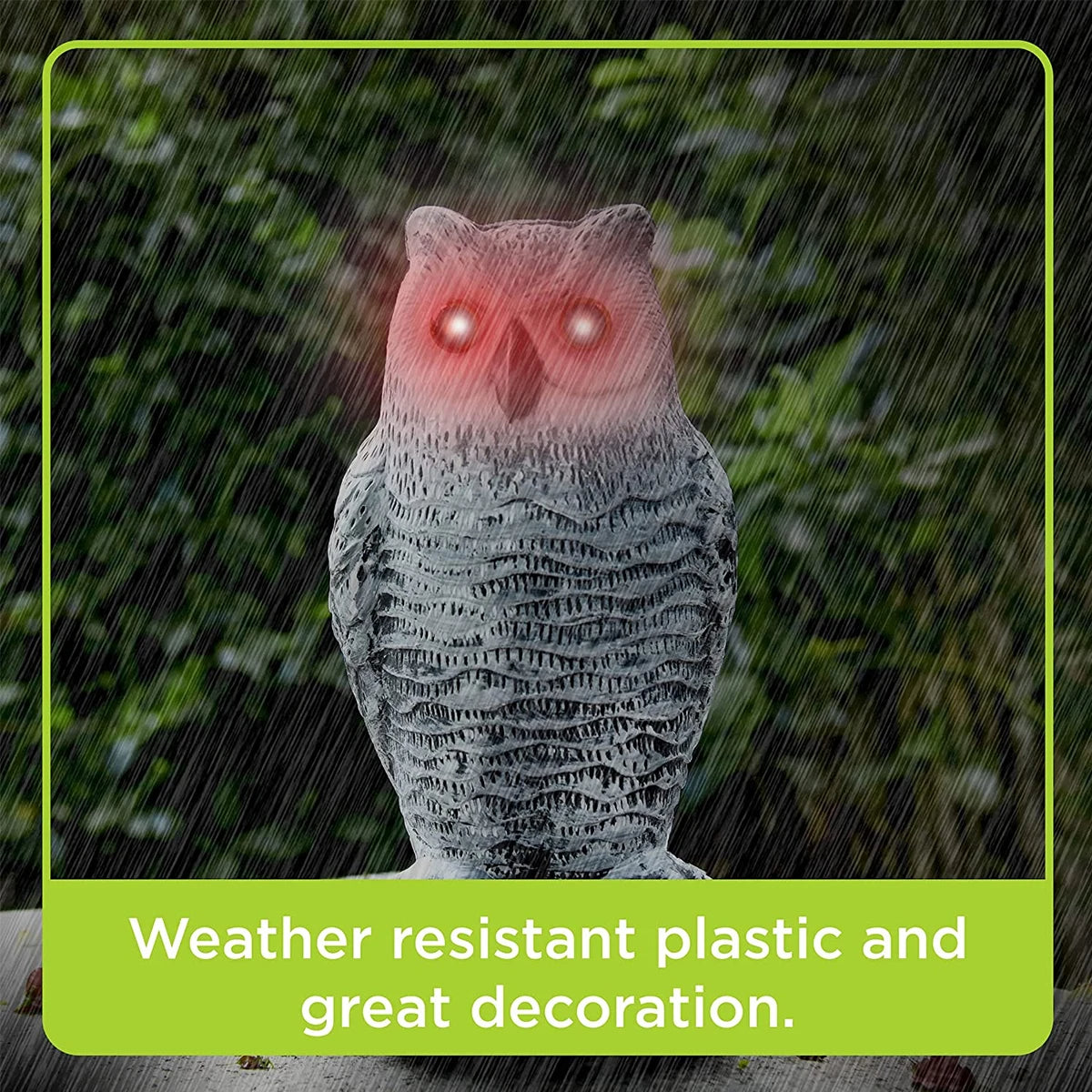 Leurre de Hibou Réaliste Répulsif à Oiseaux