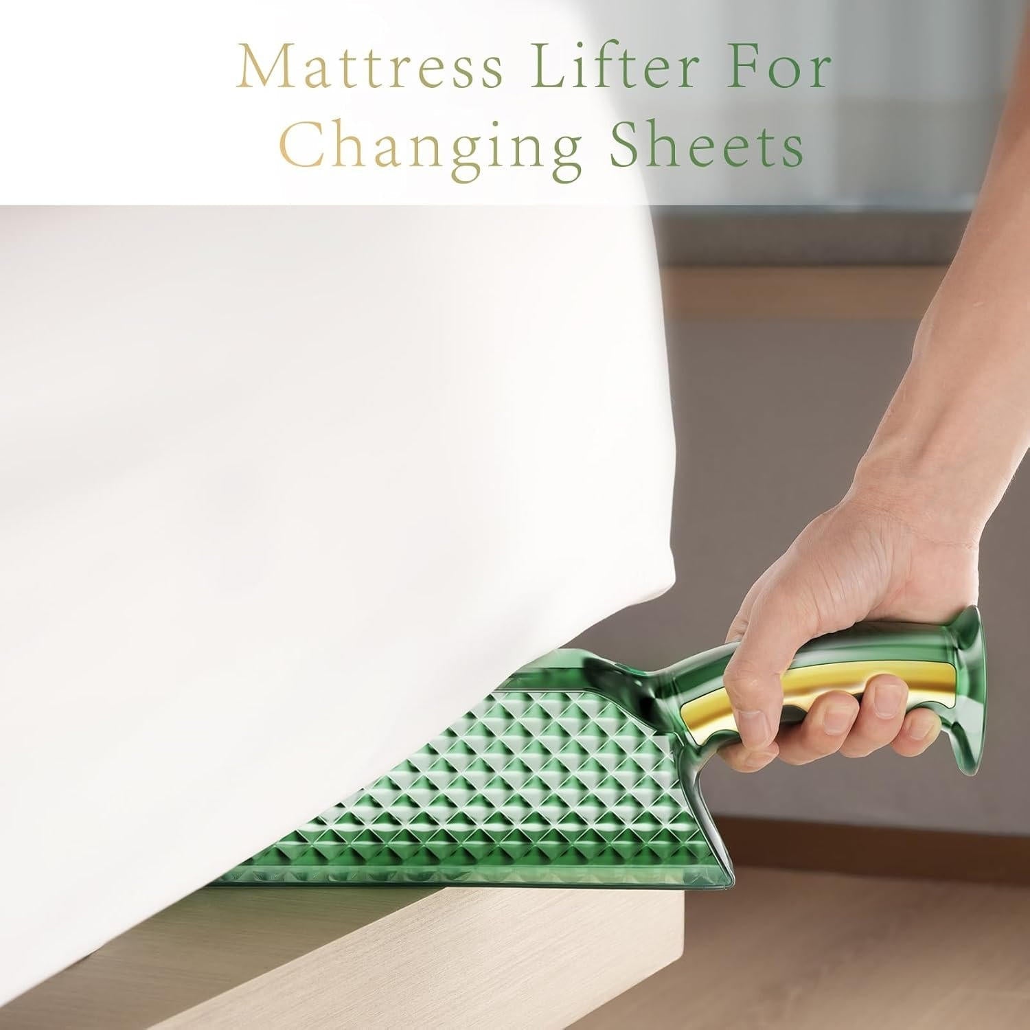 Leve-matelas ergonomique pour faire le lit