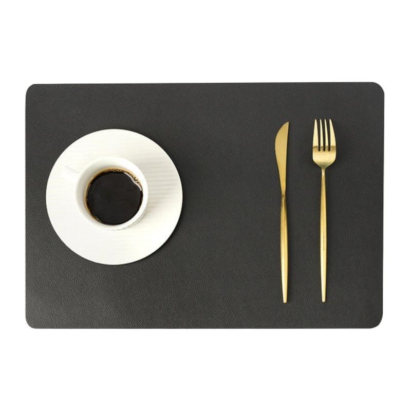 Rectangle Waterproof Faux Leather Placemat