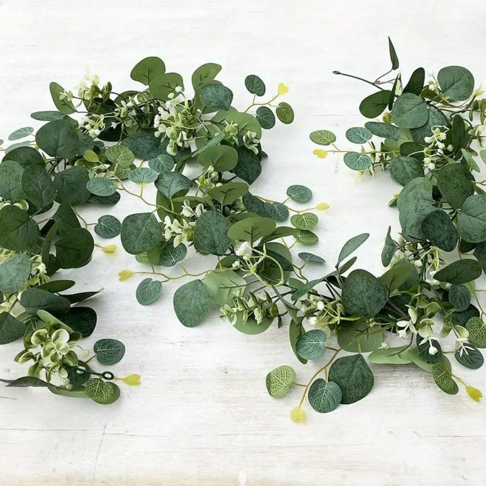 Guirlande décorative faux eucalyptus élégante