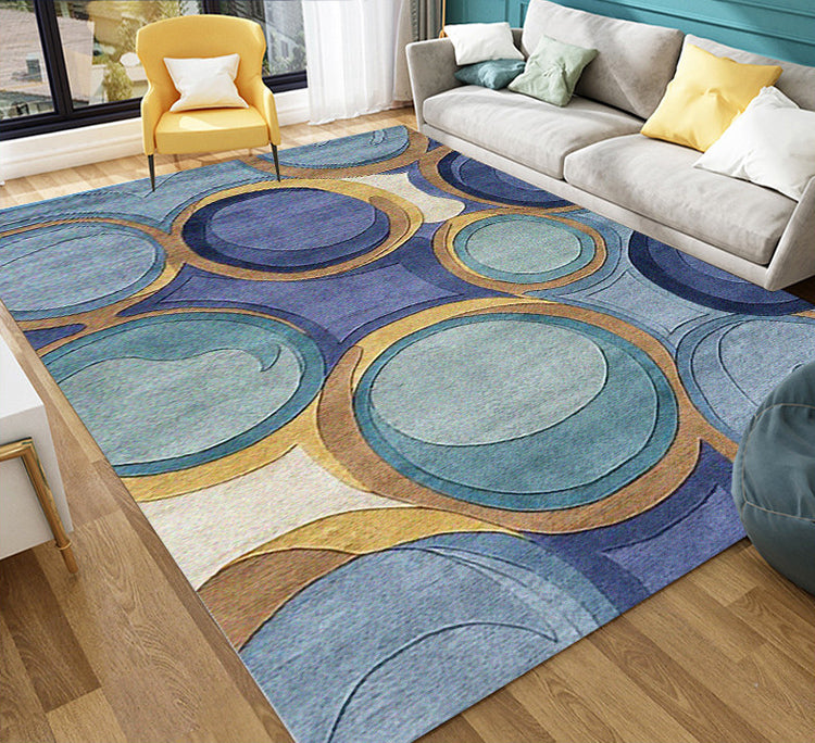 Large Abstract Print Area Rug, 200 x 300 cm