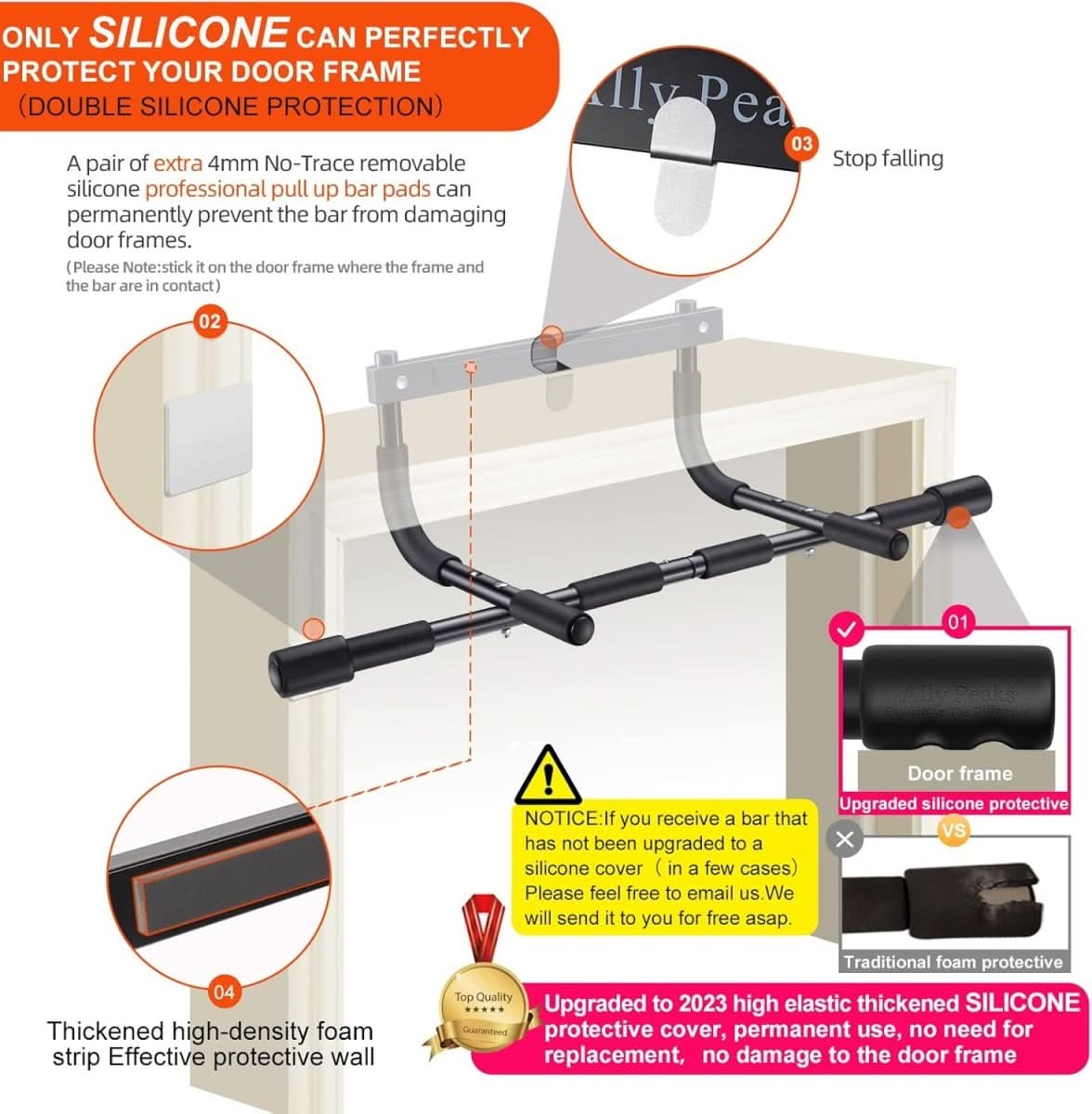 Armpulse Barre de Traction Acier pour Encadrement de Porte