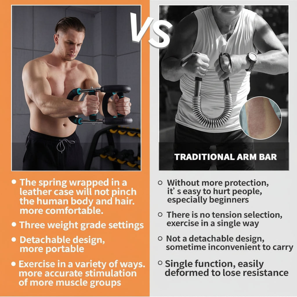 Airkit Adjustable Training Bar for Arms & Chest